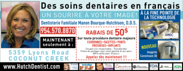 Bourque-Hutchison-Manon-Dentisterie-familiale-cerec-coconut-creek-floride-dec